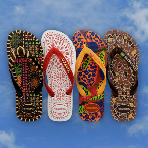 Tudo que só tem no Brasil, agora também tem na sua Havaianas.