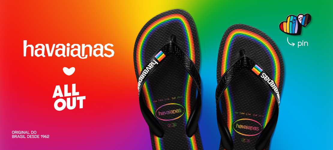 Banner Havaianas Pride