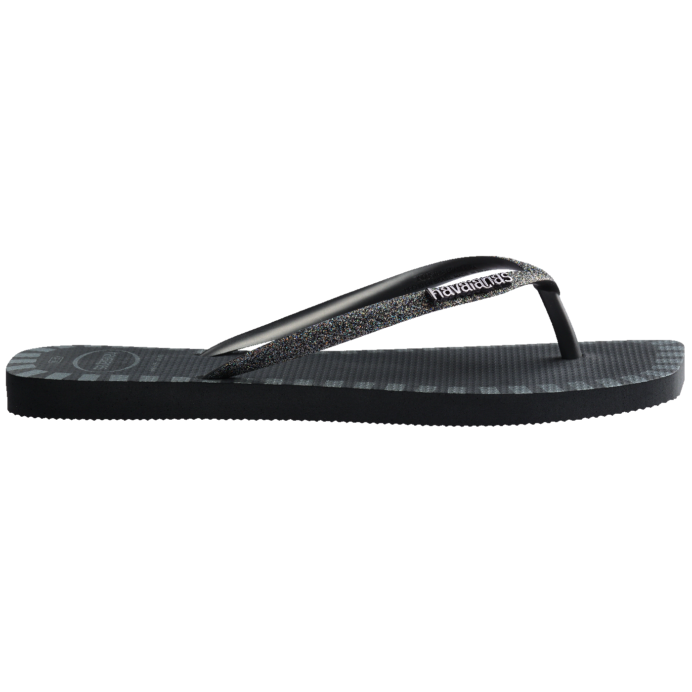Chinelo Havaianas Slim Square Glitter Contour