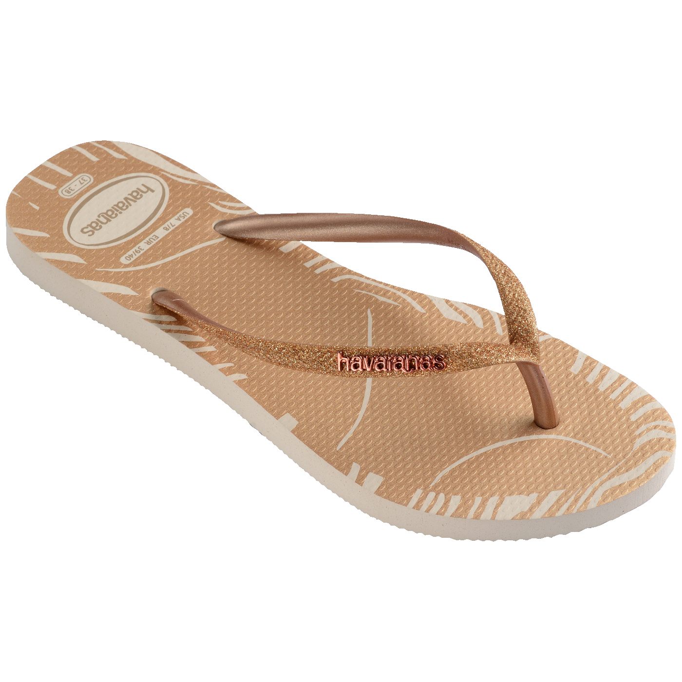 Chinelo Havaianas Slim Glitter Edge