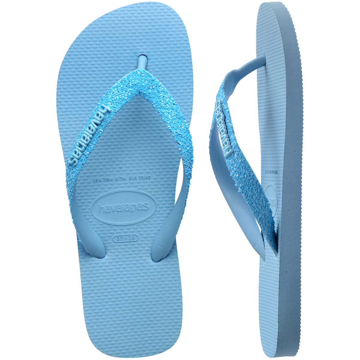 Chinelo Havaianas Top Glitter Neon