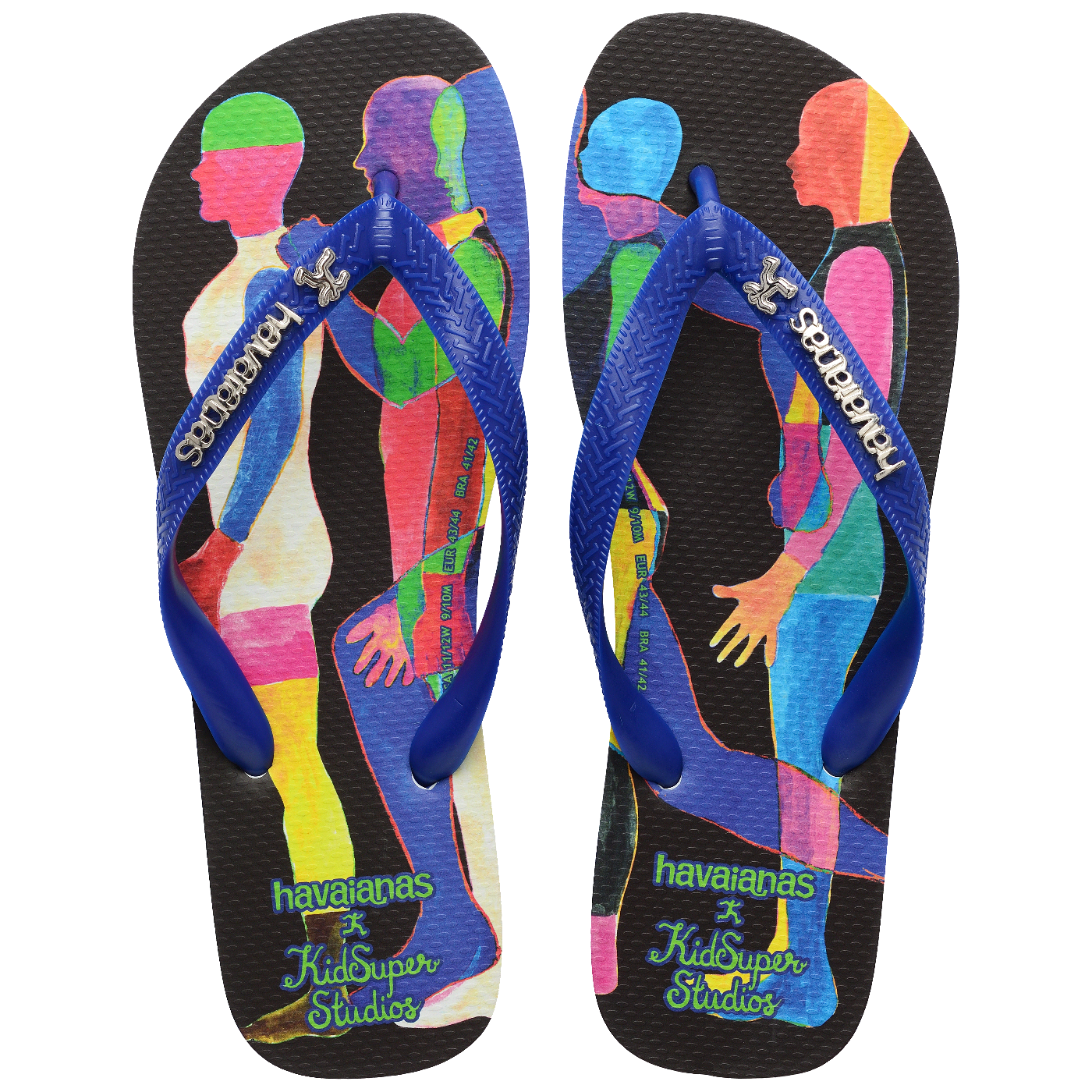 Chinelo Havaianas Top KidSuper Runner - Azul Naval / 35/36