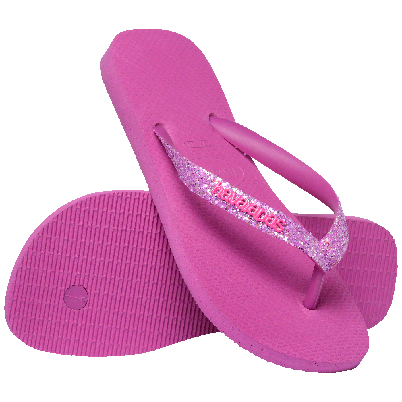 Chinelo Havaianas Top Glitter Neon