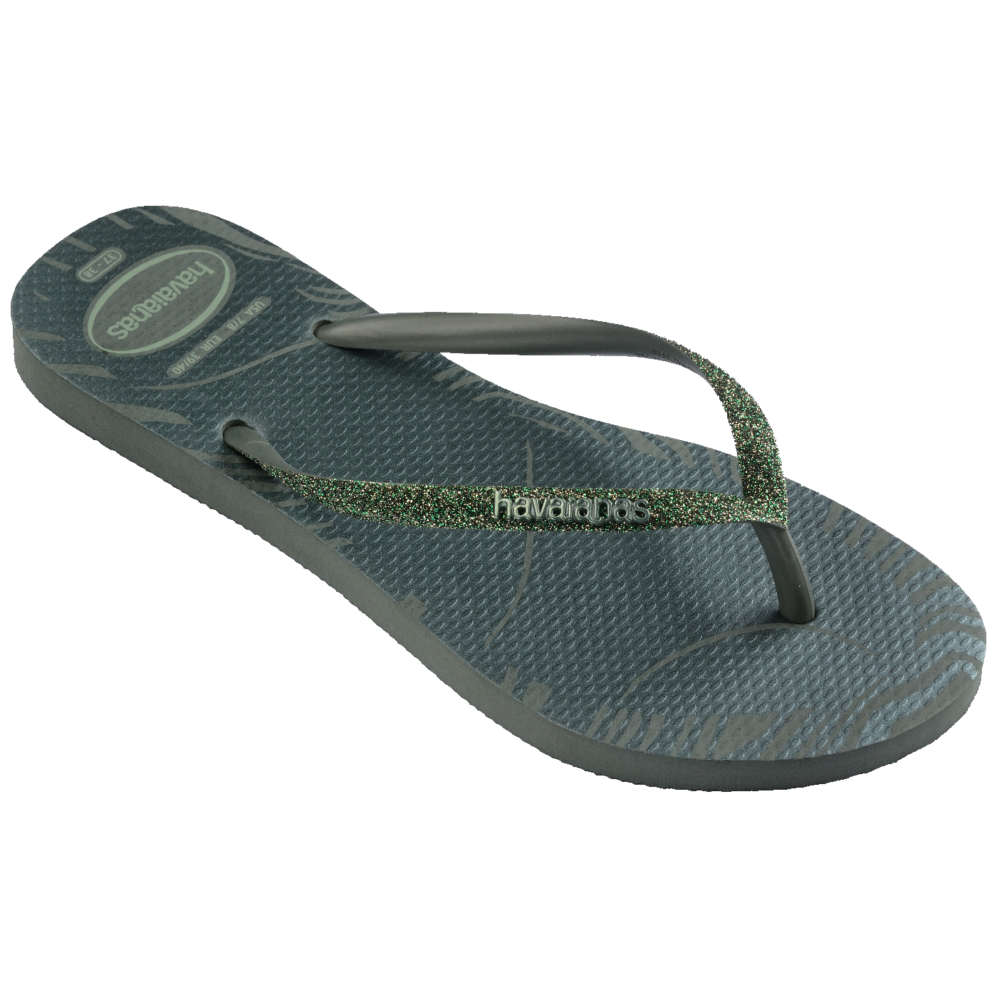 Chinelo Havaianas Slim Glitter Edge