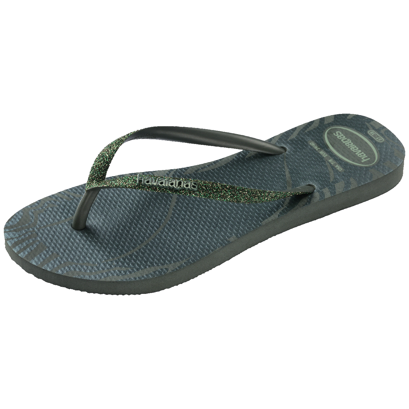 Chinelo Havaianas Slim Glitter Edge