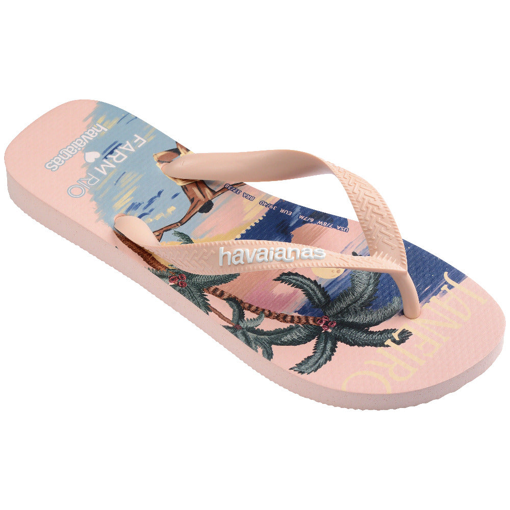 Chinelo Havaianas Farm Top Mergulho Noturno