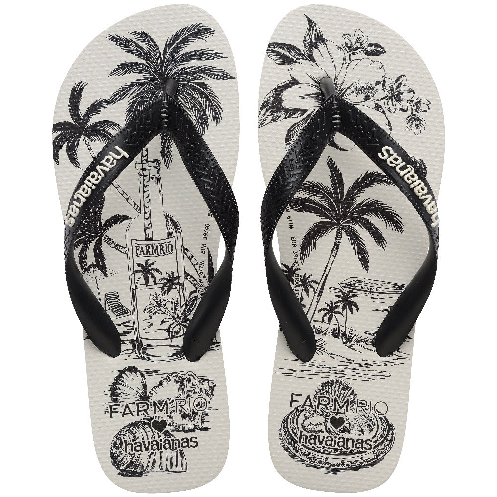Chinelo Havaianas Farm Top Praia Poesia