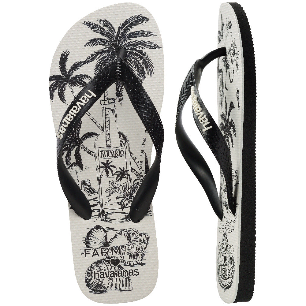 Chinelo Havaianas Farm Top Praia Poesia
