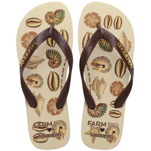 Chinelo Havaianas Farm Conchas