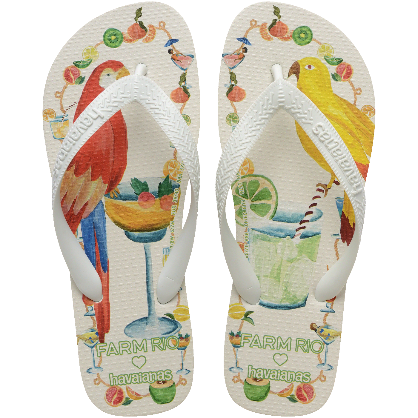 Chinelo Havaianas Farm Coquetel