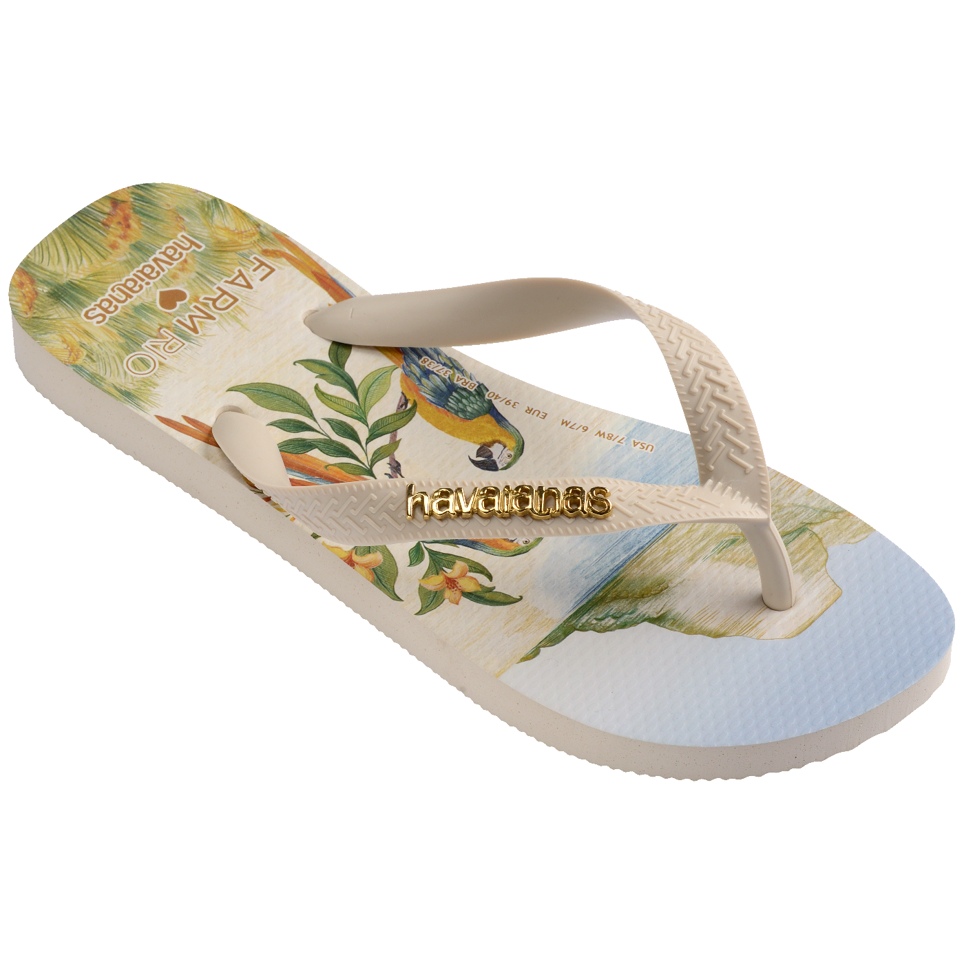 Chinelo Havaianas Farm Rio Antigo
