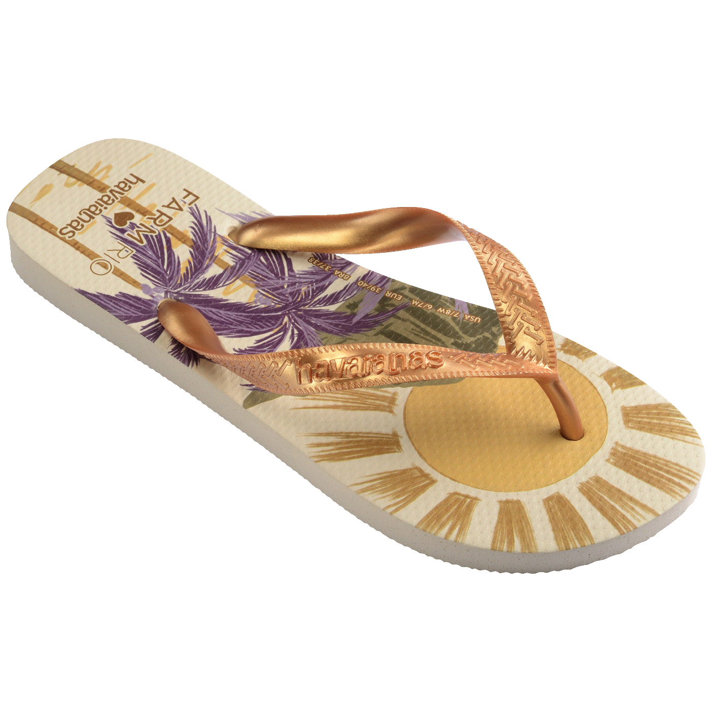 Chinelo Havaianas Farm Rio