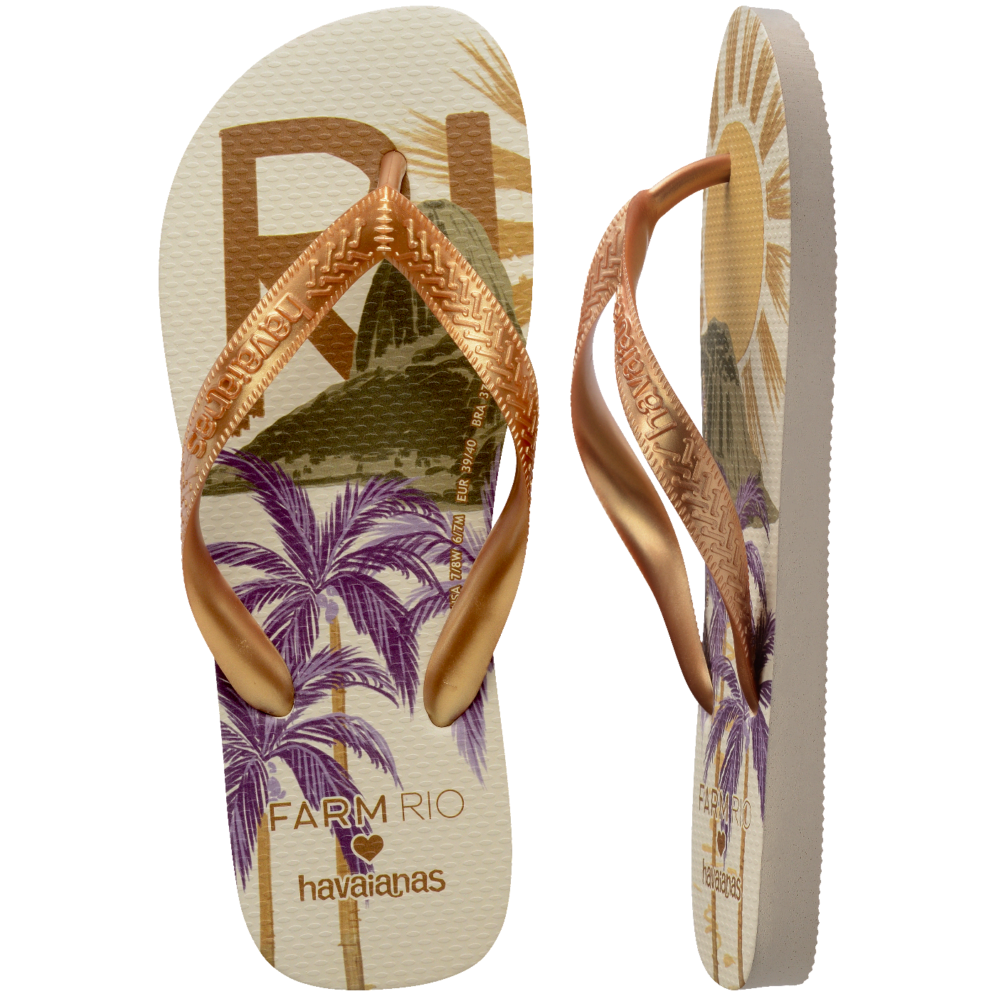 Chinelo Havaianas Farm Rio