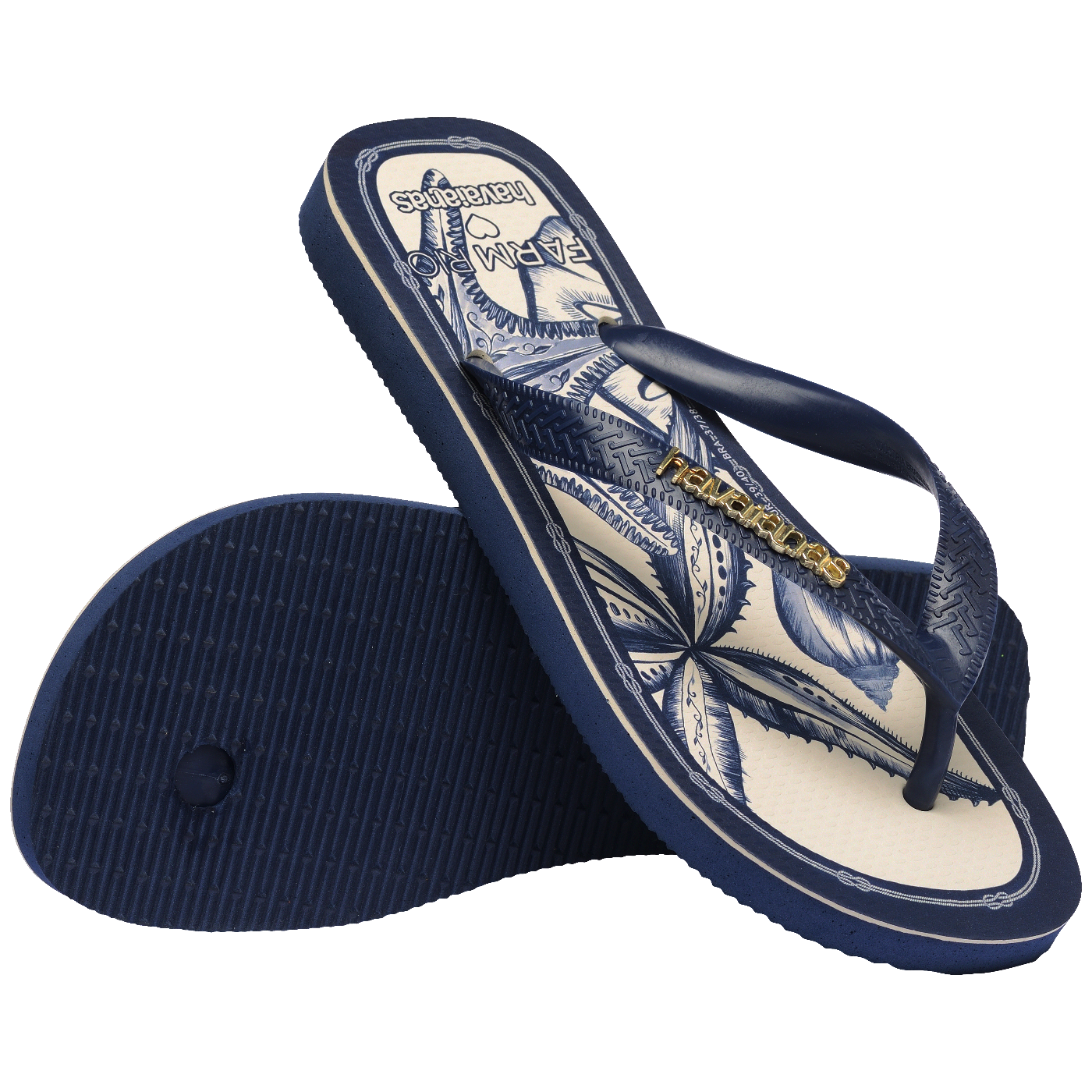 Chinelo Havaianas Farm Mar de Ondas