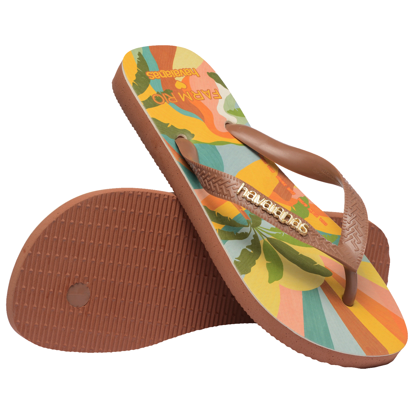 Chinelo Havaianas Farm Paisagem Carioca