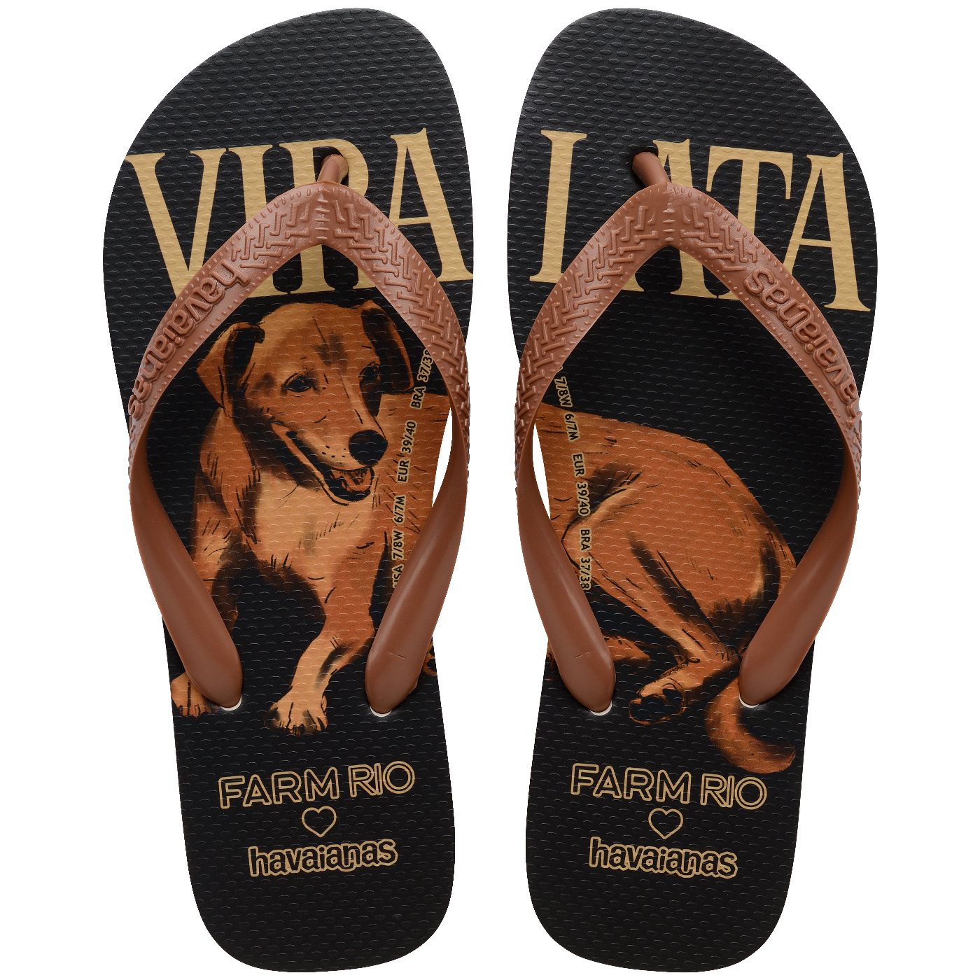 Chinelo Havaianas Farm Vira Lata