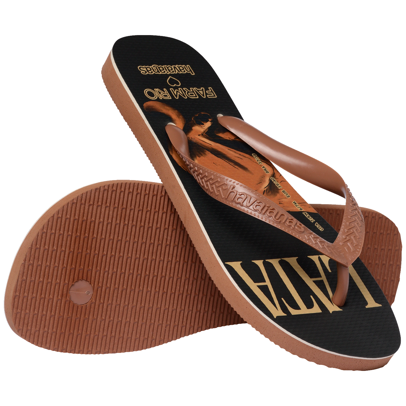 Chinelo Havaianas Farm Vira Lata