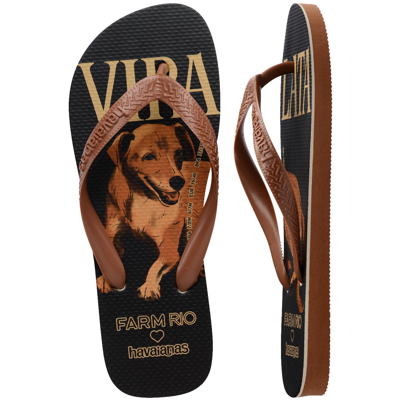 Chinelo Havaianas Farm Vira Lata
