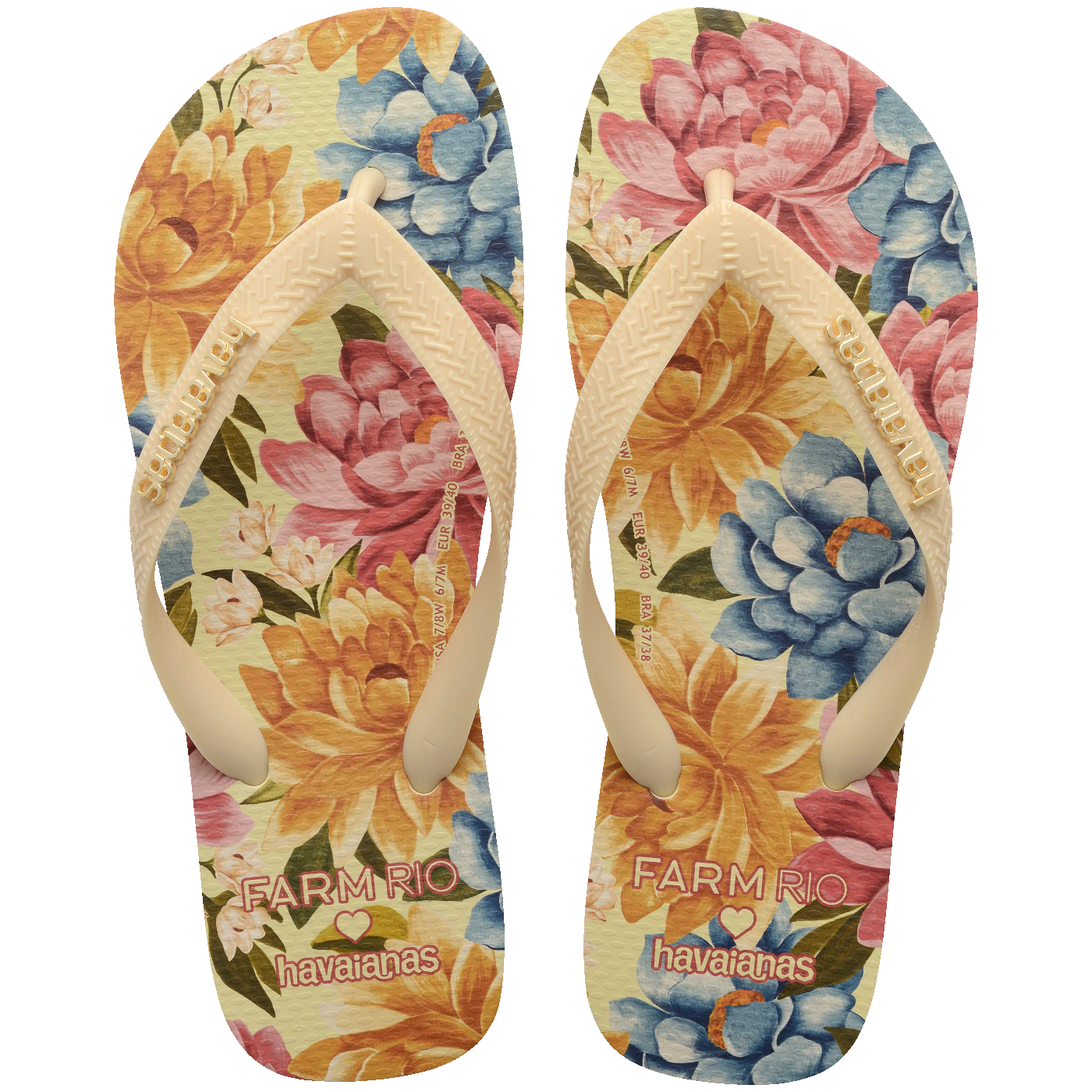 Chinelo Havaianas Farm Floral Beca