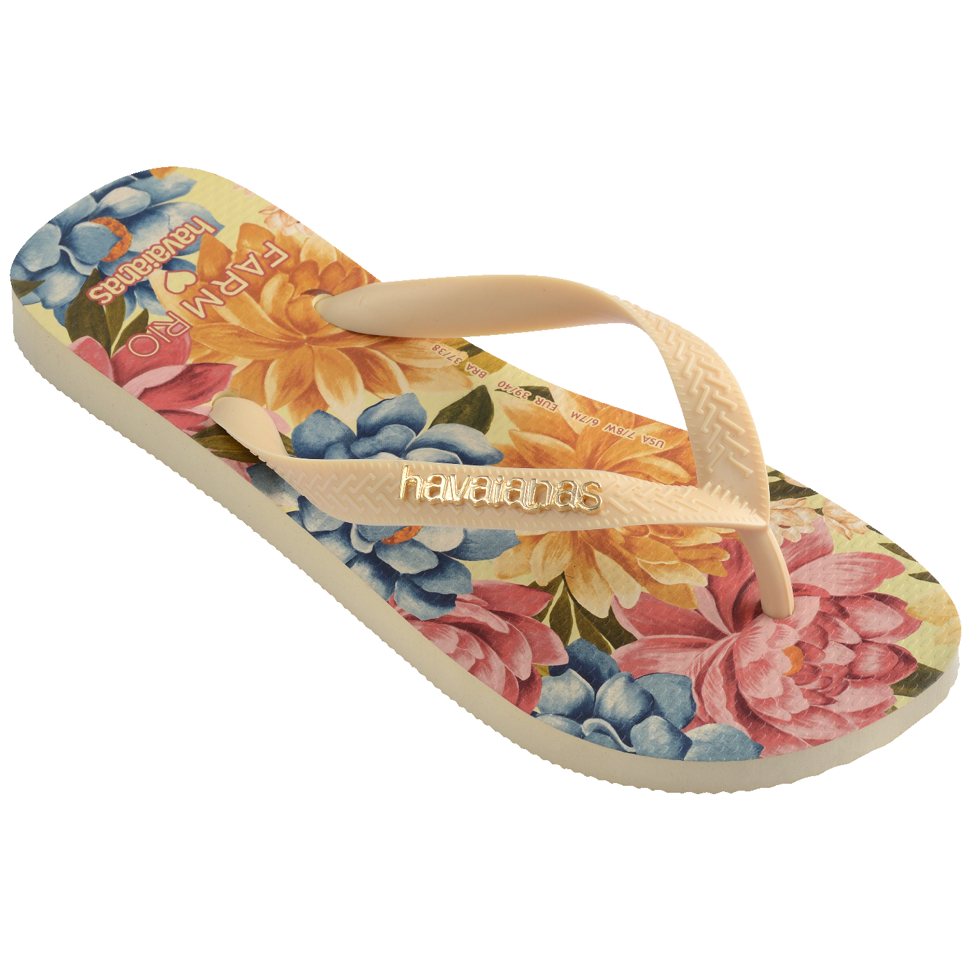Chinelo Havaianas Farm Floral Beca