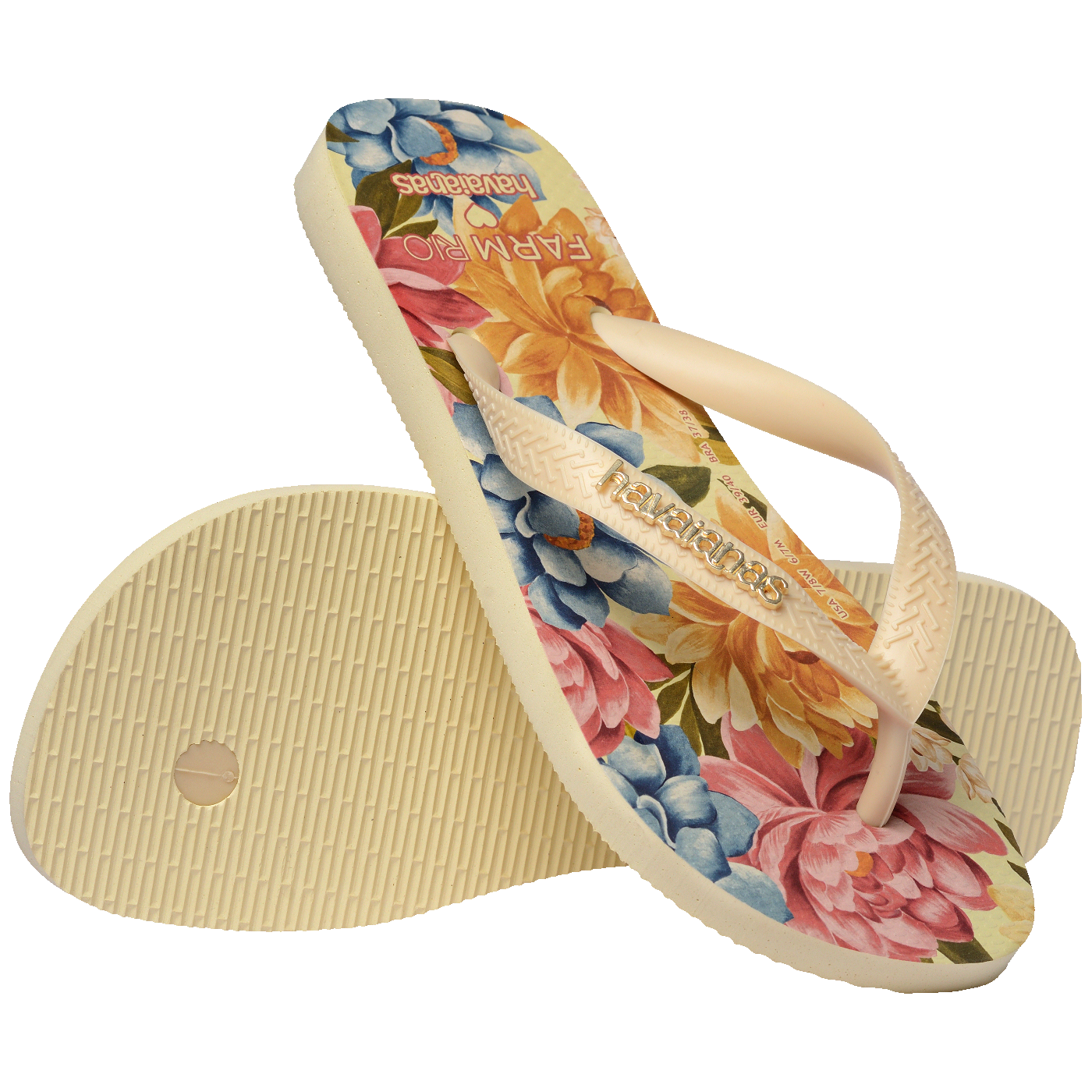 Chinelo Havaianas Farm Floral Beca