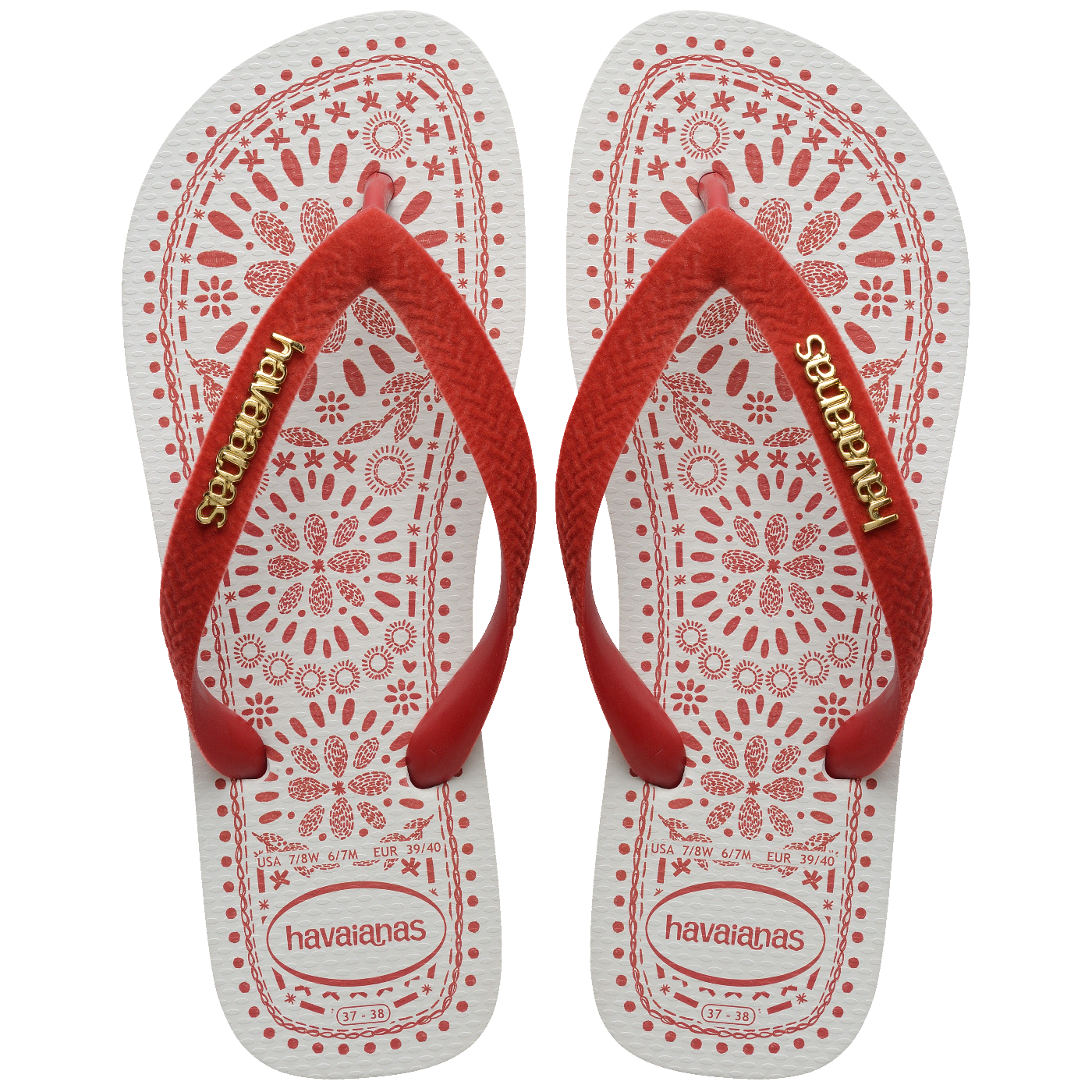 Chinelo Havaianas Top Bordado Flor