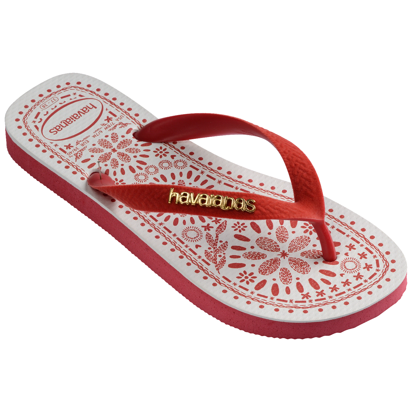 Chinelo Havaianas Top Bordado Flor