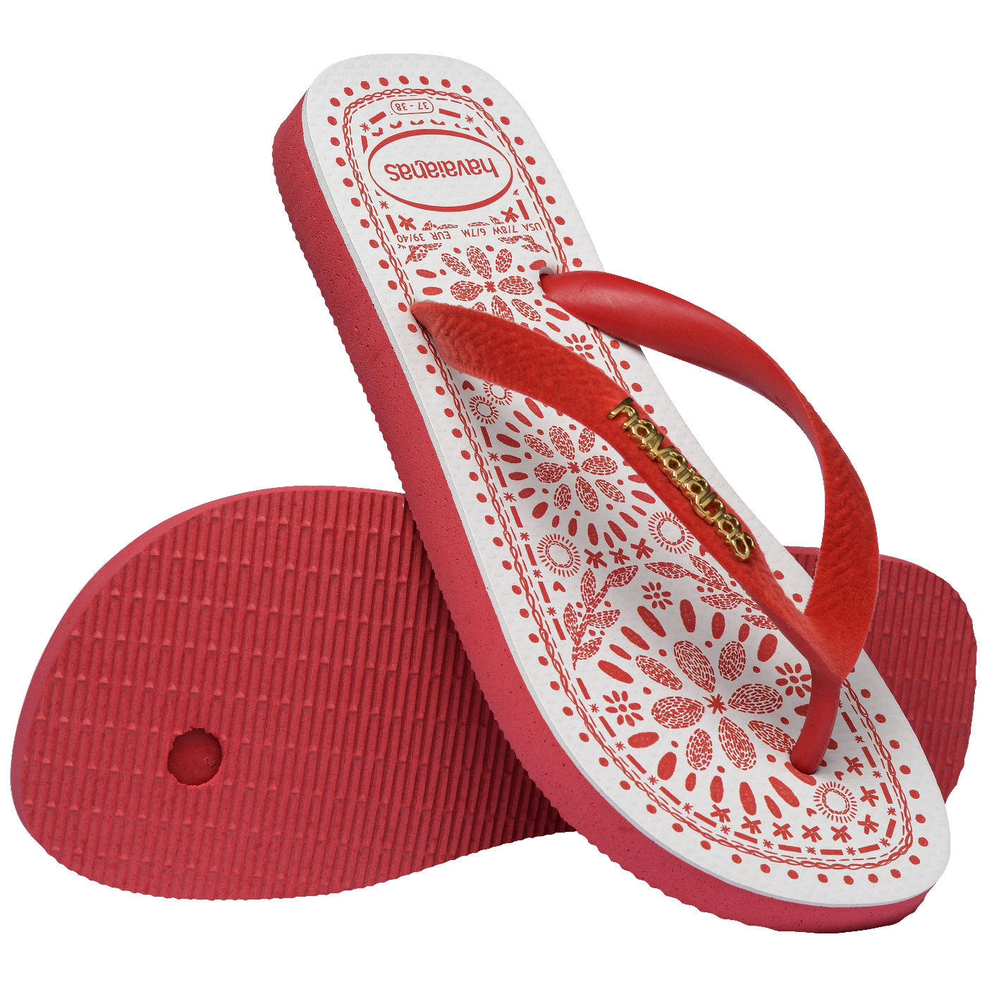 Chinelo Havaianas Top Bordado Flor